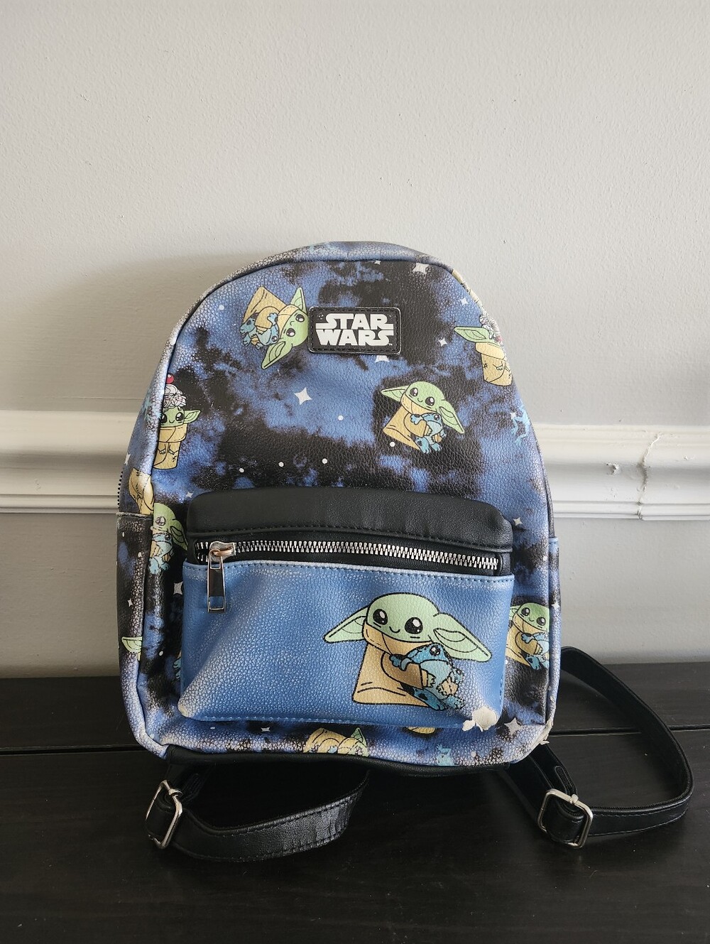 Star Wars The Mandalorian Grogu Baby Yoda Frog Dessert Mini Backpack Bioworld